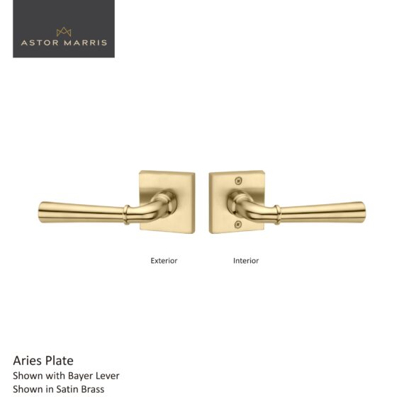 Aries Interior Set Small In Satin Brass