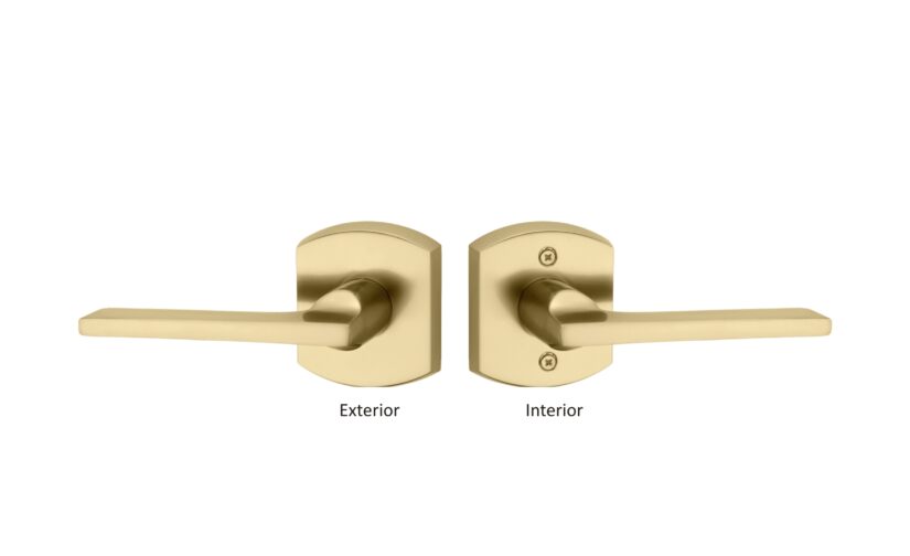 Zephyr Interior Set Small In Satin Brass