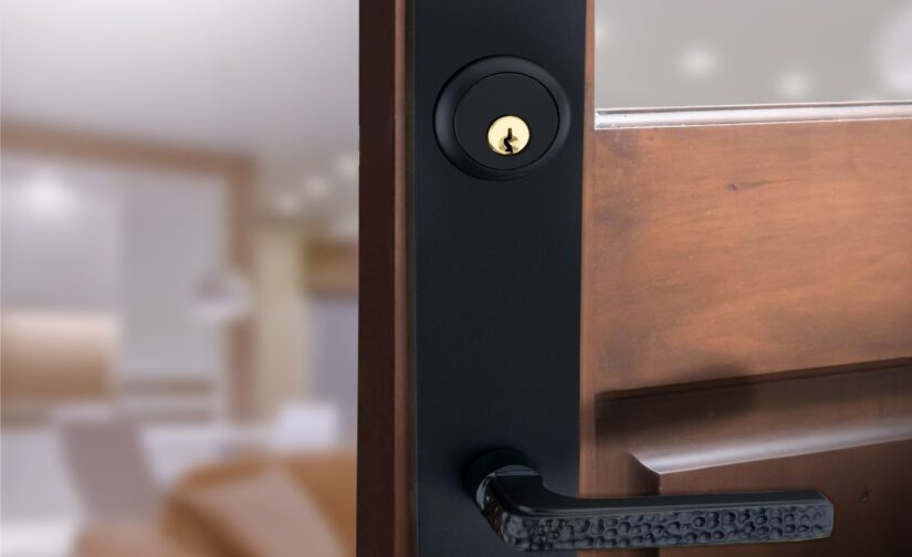 Aries Tubular Entrance Set In Matte Black