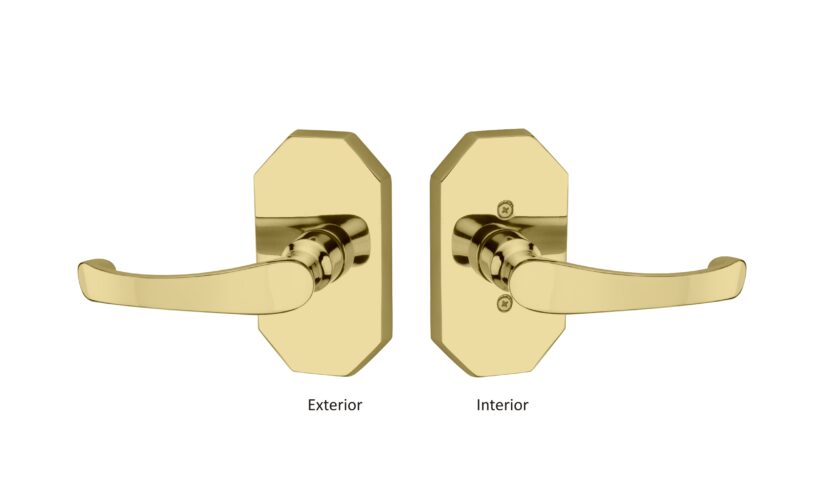 Aiden Interior Set Large In Polished Brass Unlacquered