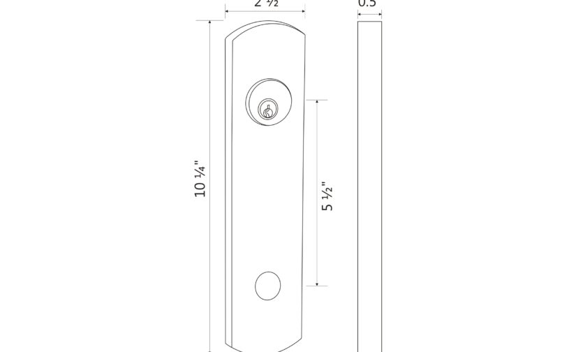 Zephyr Tubular Entrance Set In ORB
