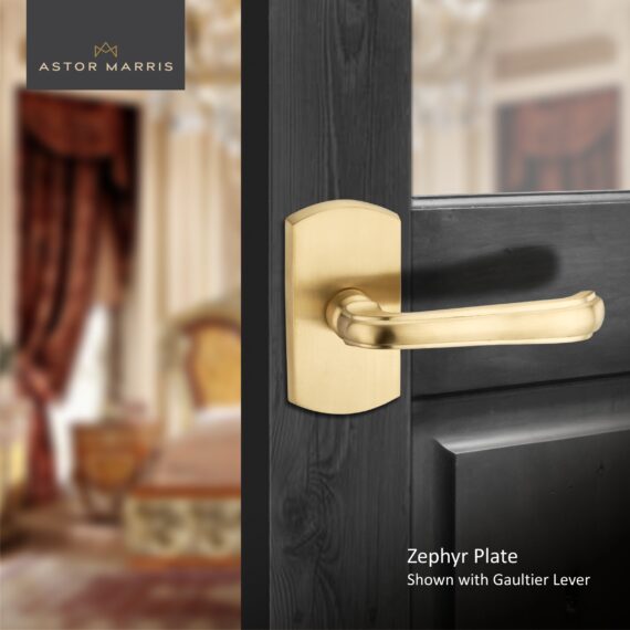 Zephyr Interior Set Large In Satin Brass
