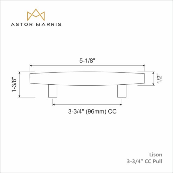 Lison Pull 3 3/4 Inch (c-c)