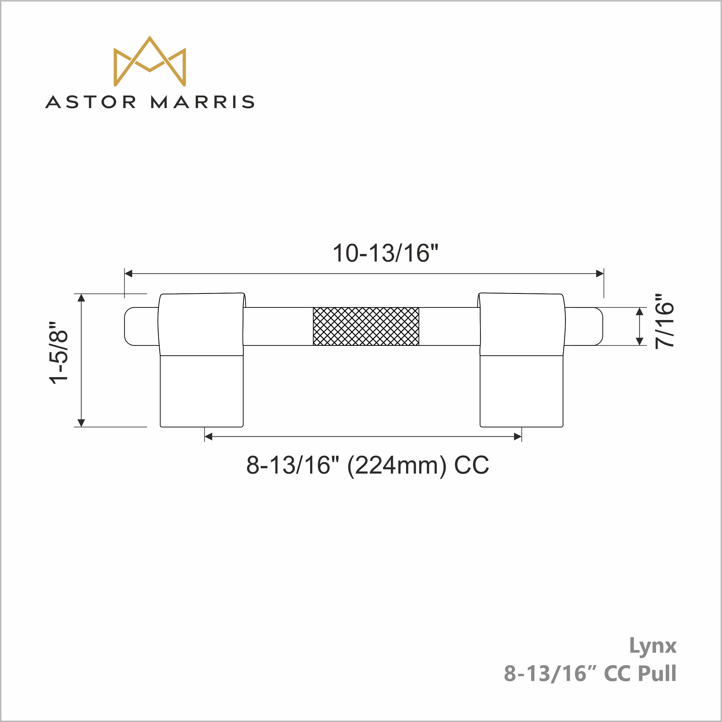 Lynx Pull 8 13/16 Inch (c-c)